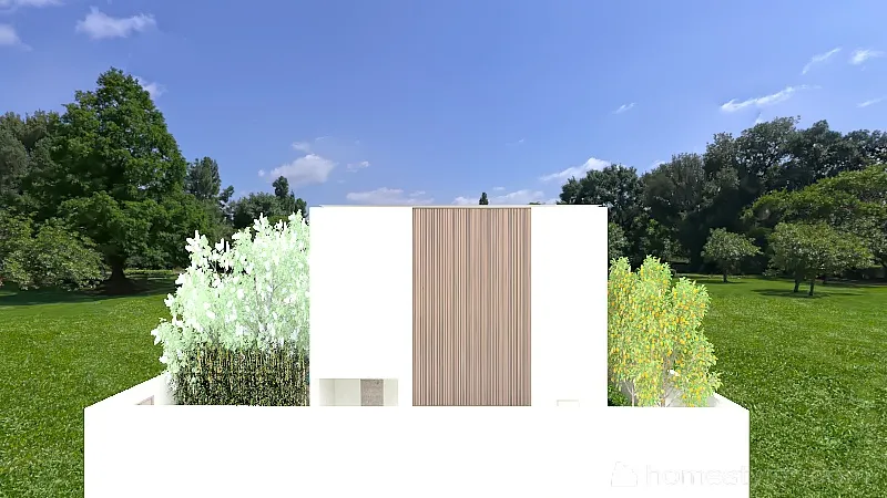 Cozy Garden 3d design renderings