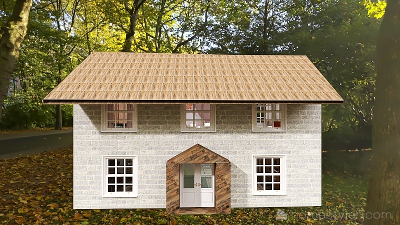 Countryside house 3d design renderings