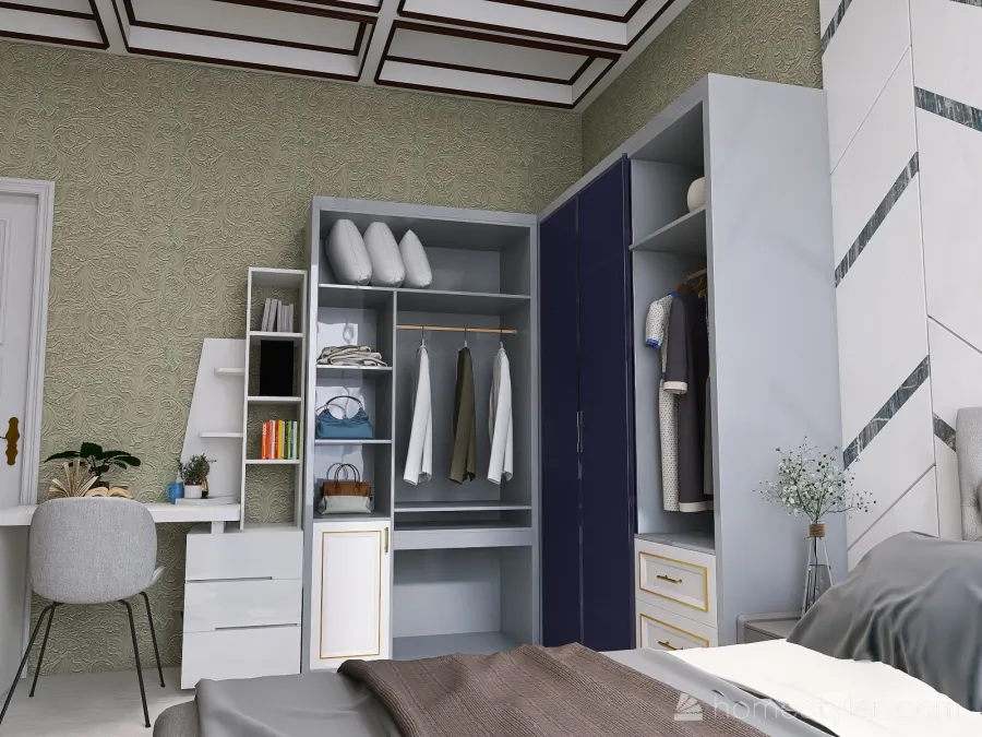 single room 3d design renderings