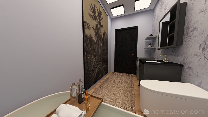 Mini Modern House 3d design renderings