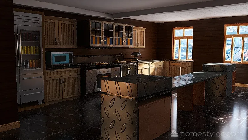 Kitchen 3d design renderings