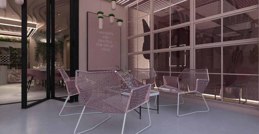 #HSDA2021Commercial - Girly Wine Barr 3d design renderings