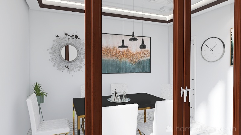 Dinning Room 3d design renderings