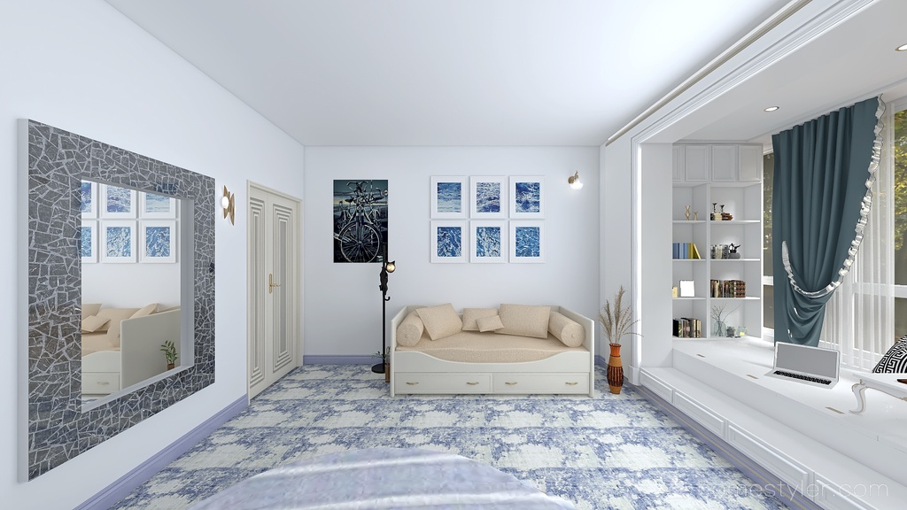 Second Bedroom 3d design renderings