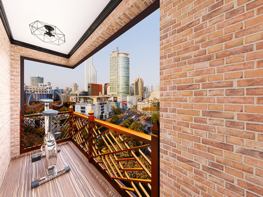 Балкон 3d design renderings