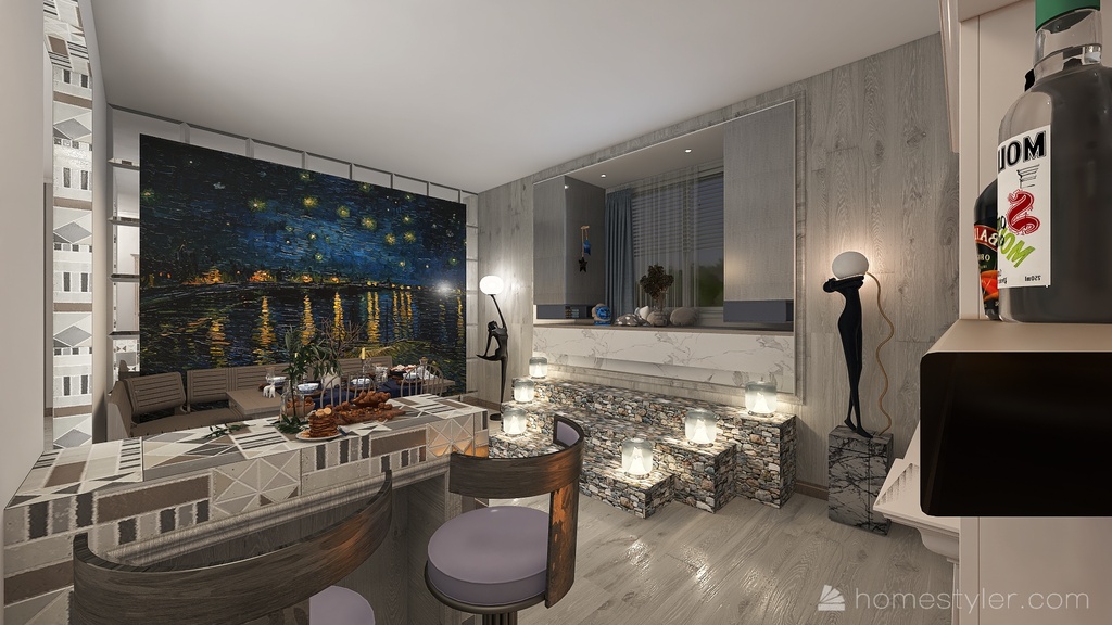 Dining Room 3d design renderings