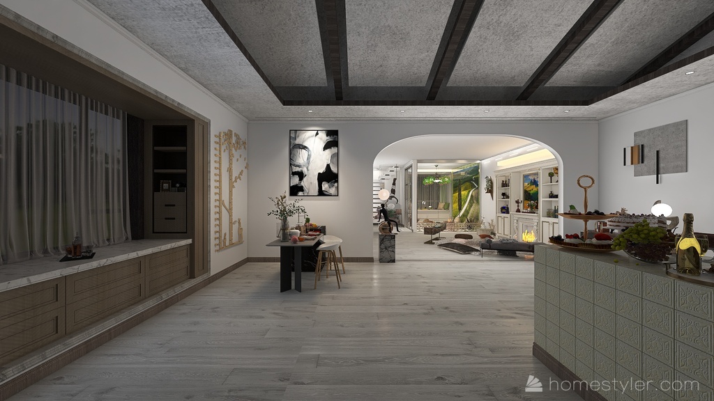 Living Room 3d design renderings