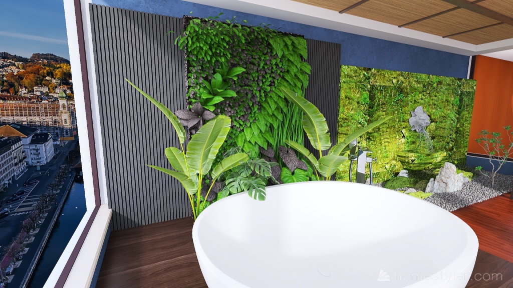rest Room 3d design renderings