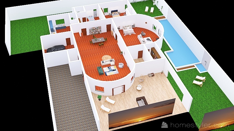 Residencial Planas 3d design picture 1556.56