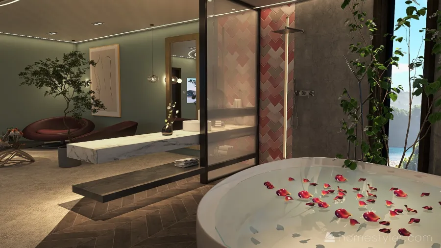 #ValentineContest Hotel room 3d design renderings
