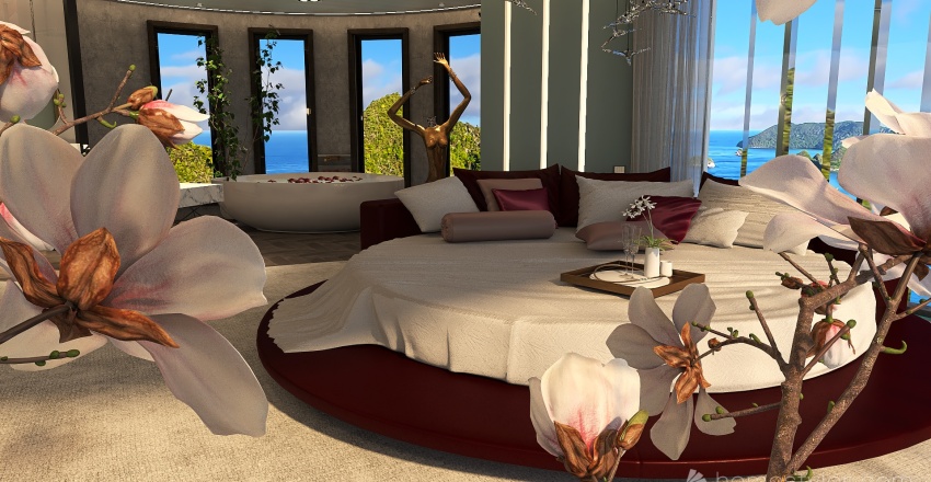 #ValentineContest Hotel room 3d design renderings