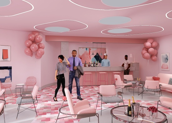 #ValentineContest -Everything is pink Design Rendering
