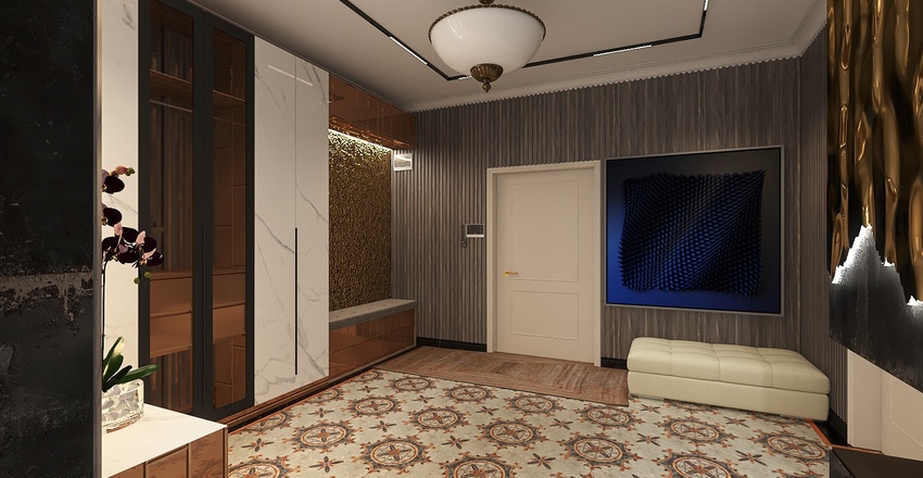 Living and Dining Room 3d design renderings