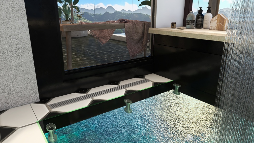 Costal Blue View Spa 3d design renderings