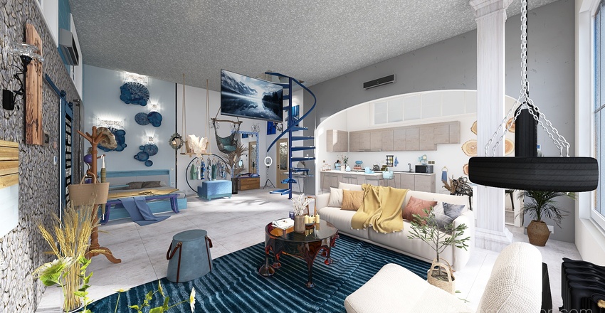 Loft 3d design renderings