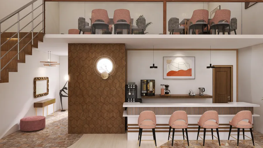 DAHAB CAFE 3d design renderings