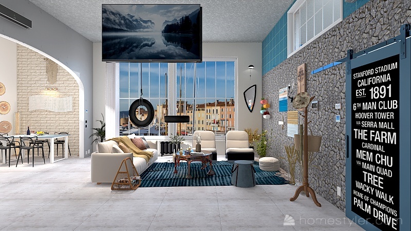 Loft 3d design renderings