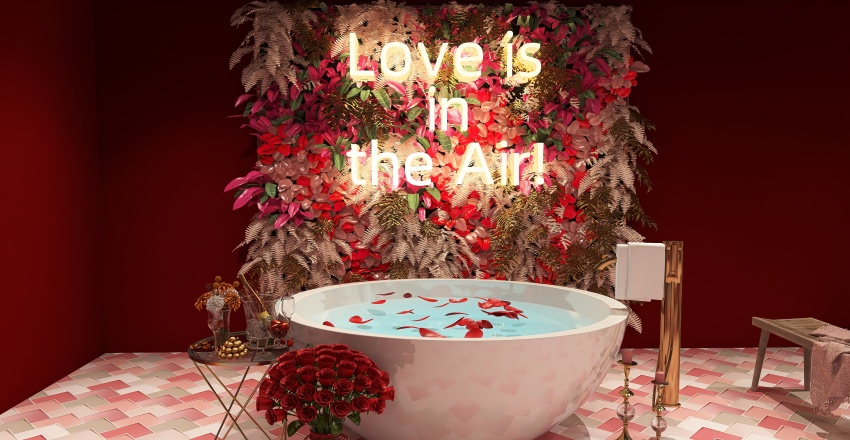 TheLoveRoomK&K#ValentineContest 3d design renderings