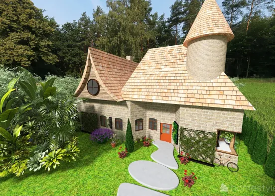 #HSDA2021Residential Mystery Cottage Design Rendering