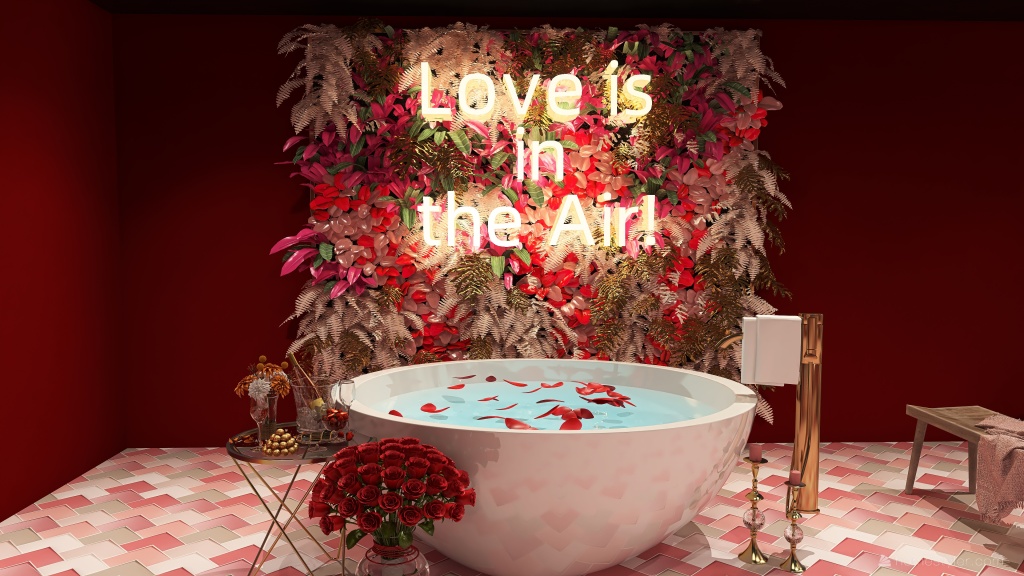 TheLoveRoomK&K#ValentineContest 3d design renderings