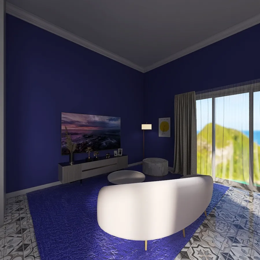 Appartamento Classico - Very Peri Inspo 3d design renderings