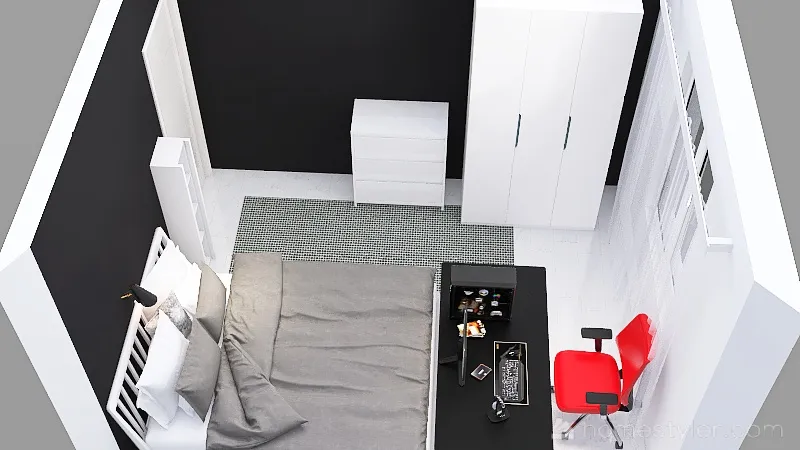 Комната Вероники 3d design renderings