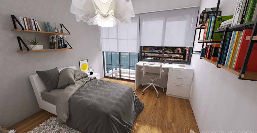 Elena's Bedroom 3d design renderings