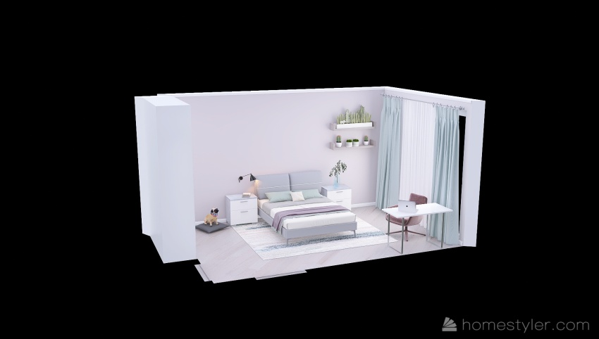 Спальня для Алёны 3d design picture 18.28