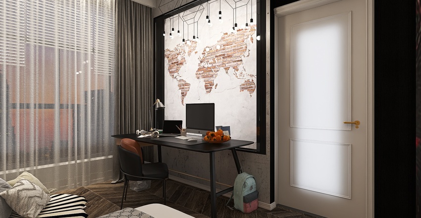 Master Bedroom1 3d design renderings