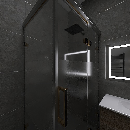 Bathroom_Narimanov Design Rendering