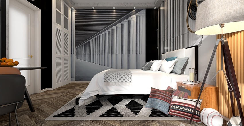 Master Bedroom1 3d design renderings