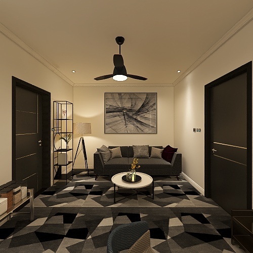 Apartment 1 Bedroom 3d design renderings