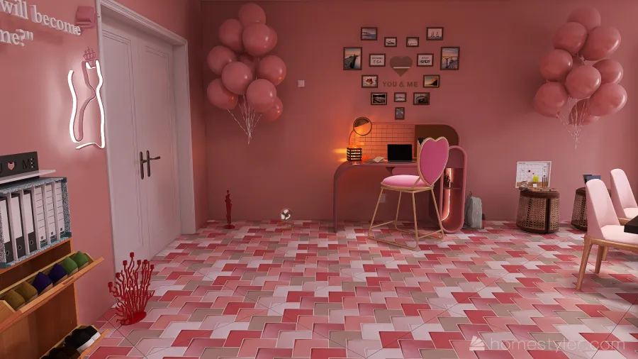 #ValentineContest- Valentine Day Contest Room 3d design renderings