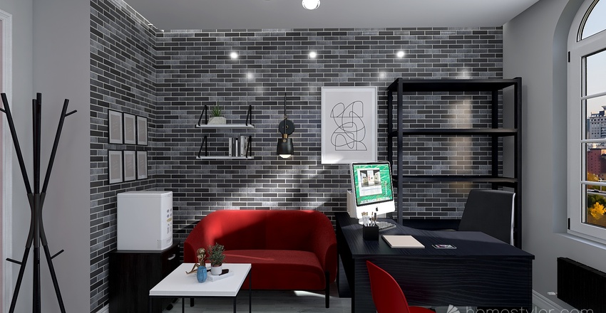Офис 3d design renderings