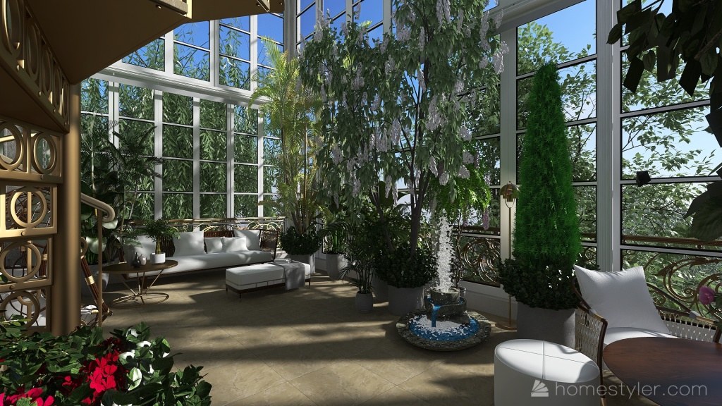 greenhouse 3d design renderings