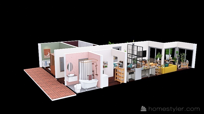 Shipping container home 3d design picture 161.25
