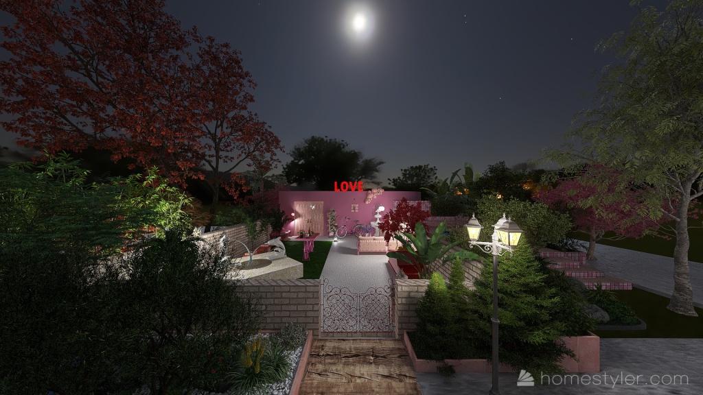 #ValentineContest-house of love 3d design renderings