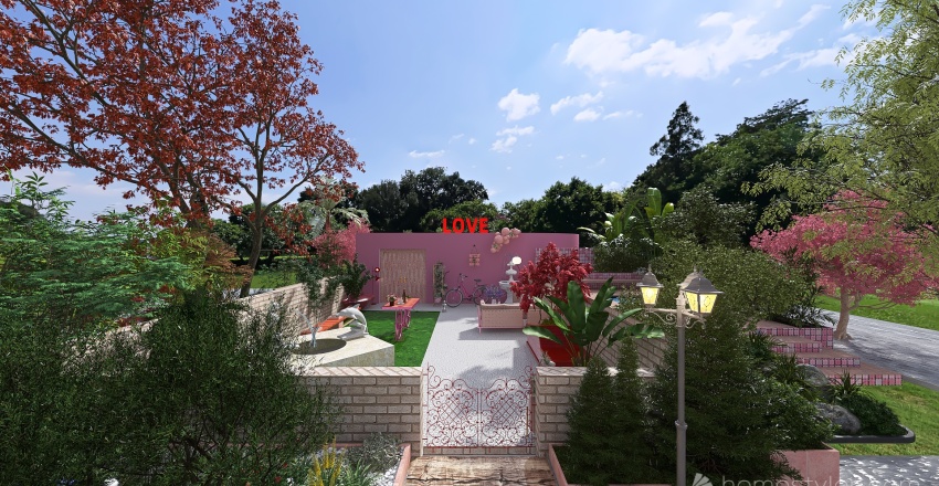 #ValentineContest-house of love 3d design renderings