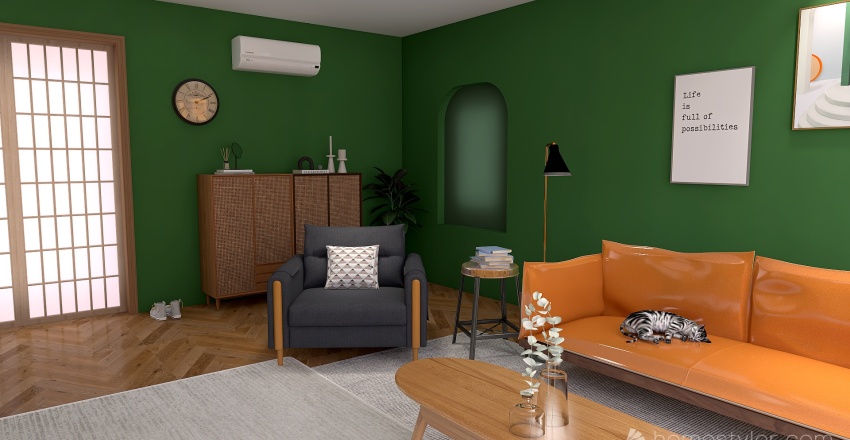living room 16/2/22 3d design renderings