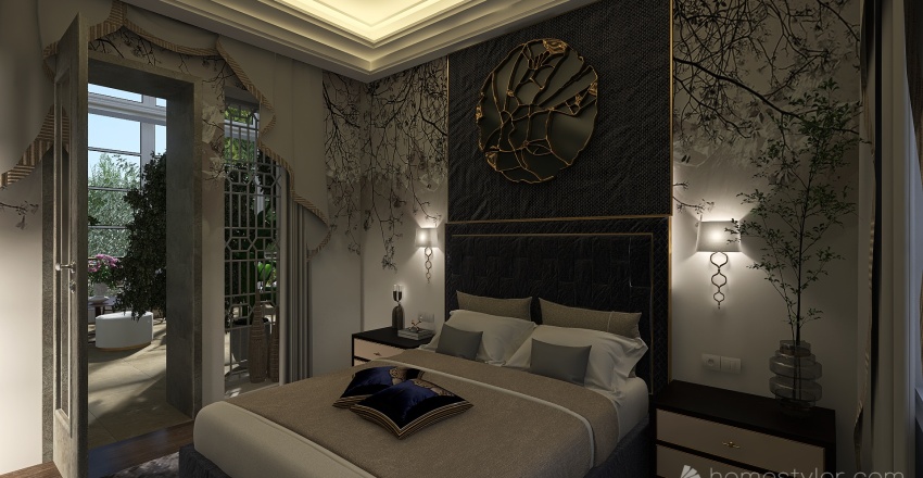 guest Bedroom 3d design renderings
