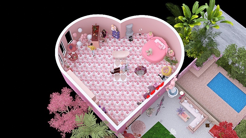 #ValentineContest-house of love 3d design picture 107.68