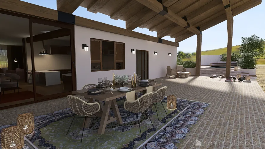 cosy home 3d design renderings