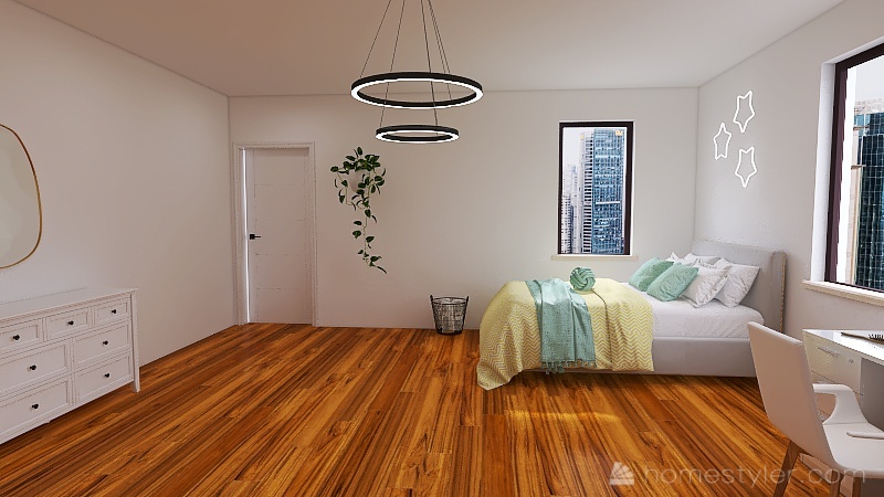 Cute Bedroom 3d design renderings