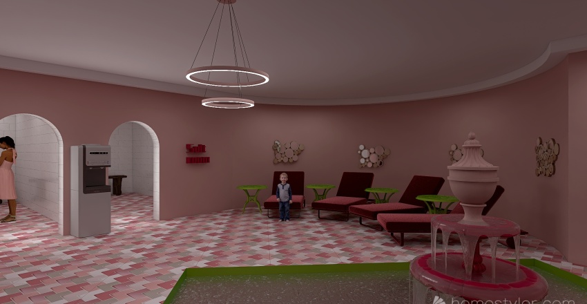 #ValentineContest-Mini spa center- 3d design renderings