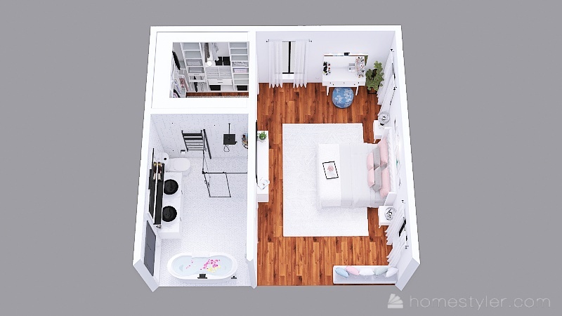 Bedroom/Bathroom Formative 3d design picture 40
