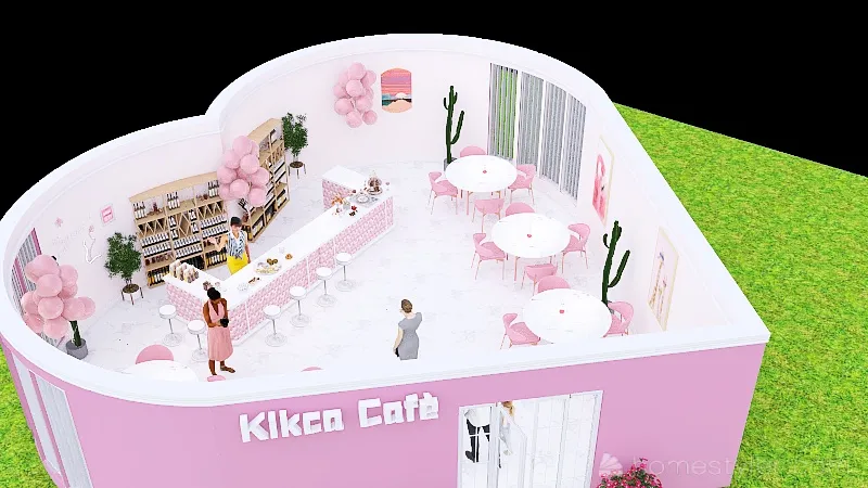 #ValentineContest Kikca Cafè 3d design picture 392.06