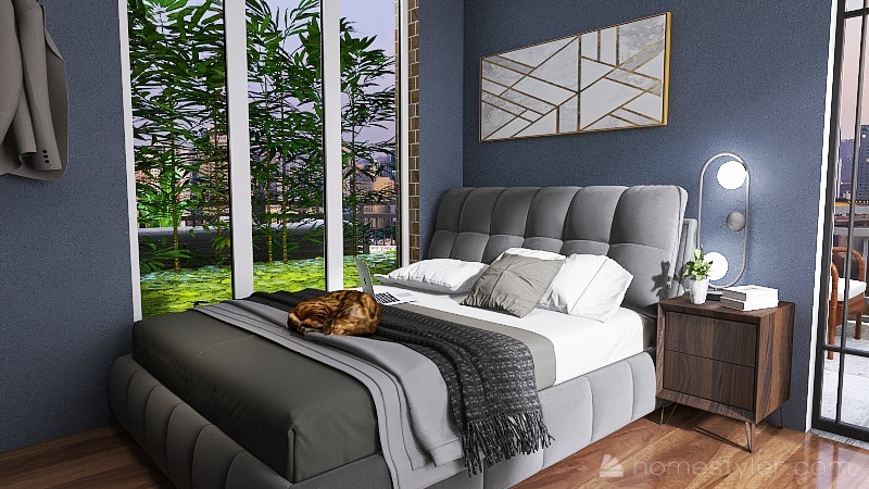 Master Bedroom 3d design renderings