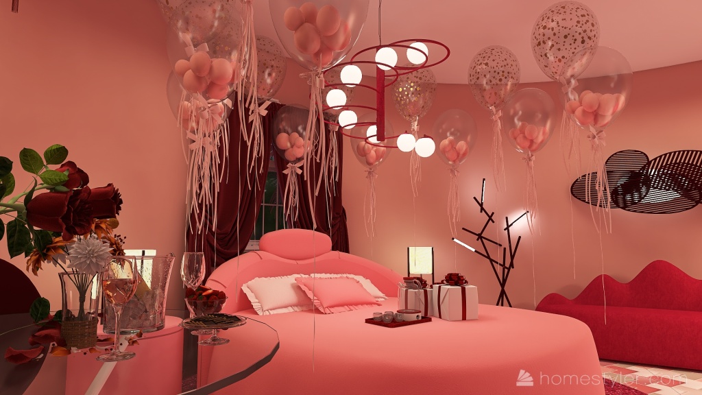 #ValentineContest ROMANTIC GETAWAY 3d design renderings