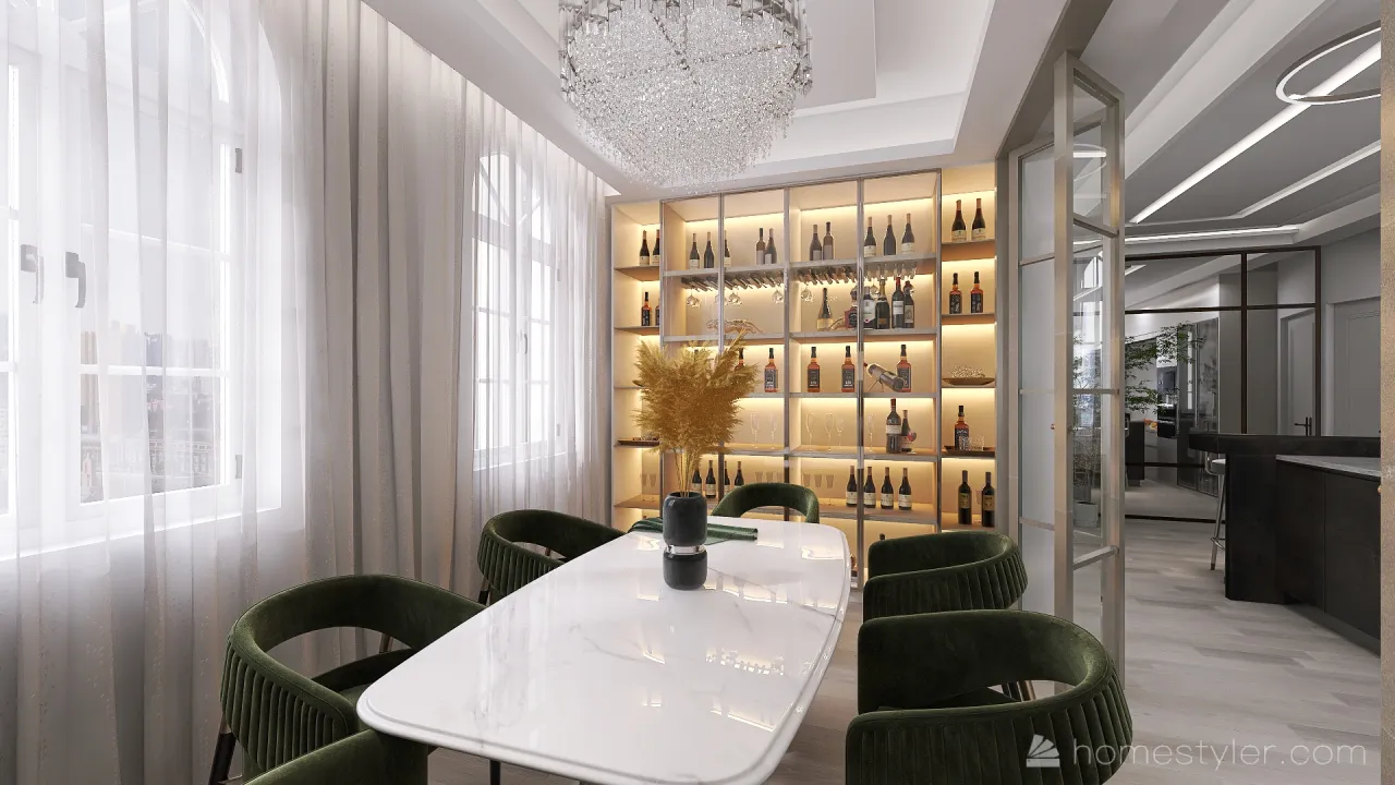 DiningRoom 3d design renderings