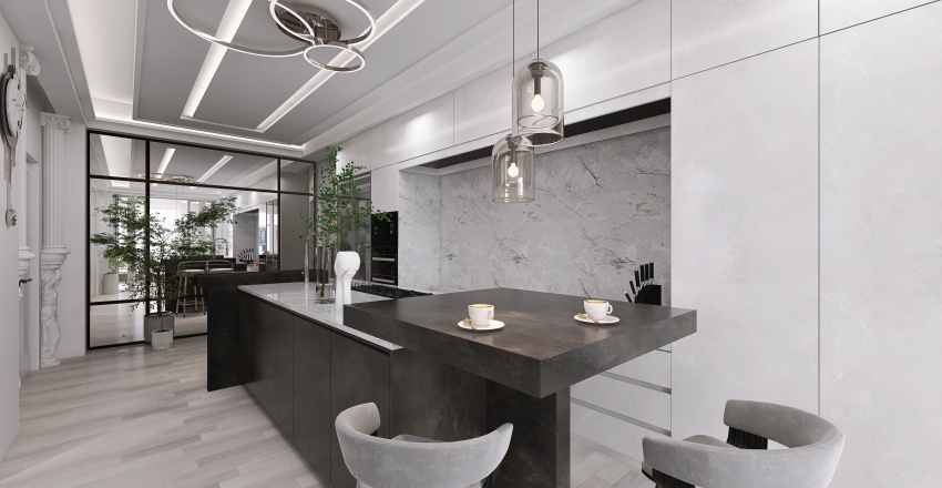 #KitchenContest Modern Elegant 3d design renderings
